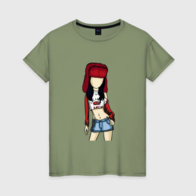 Женская футболка хлопок с принтом Дженни минимализм в Курске, 100% хлопок | прямой крой, круглый вырез горловины, длина до линии бедер, слегка спущенное плечо | 
