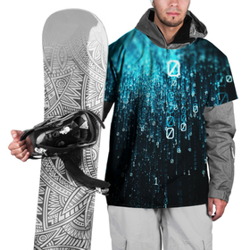 Накидка на куртку 3D с принтом Двоичный код в Курске, 100% полиэстер |  | 