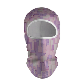 Балаклава 3D с принтом Множество розовых геометрических кубов в Тюмени, 100% полиэстер, ткань с особыми свойствами — Activecool | плотность 150–180 г/м2; хорошо тянется, но при этом сохраняет форму. Закрывает шею, вокруг отверстия для глаз кайма. Единый размер | 