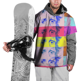 Накидка на куртку 3D с принтом Глаза Джексона в Петрозаводске, 100% полиэстер |  | 