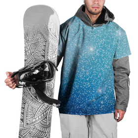 Накидка на куртку 3D с принтом Снег, туман и блёстки в Санкт-Петербурге, 100% полиэстер |  | 