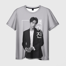 Мужская футболка 3D с принтом Нам Джу Хёк   Двадцать пять, двадцать один , 100% полиэфир | прямой крой, круглый вырез горловины, длина до линии бедер | 
