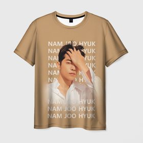 Мужская футболка 3D с принтом Нам Джу Хёк 2521 , 100% полиэфир | прямой крой, круглый вырез горловины, длина до линии бедер | 
