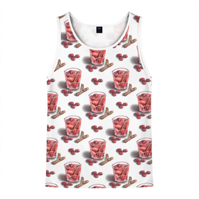 Мужская майка 3D Глинтвейн с корицей: в Ухте, 100% полиэстер | круглая горловина, приталенный силуэт, длина до линии бедра. Пройма и горловина окантованы тонкой бейкой |