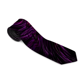 Галстук 3D с принтом Красно   фиолетовая волна в Белгороде, 100% полиэстер | Длина 148 см; Плотность 150-180 г/м2 | Тематика изображения на принте: 