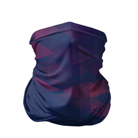 Бандана-труба 3D с принтом Абстрактный прозрачный стеклянный фиолетовый паттерн в Белгороде, 100% полиэстер, ткань с особыми свойствами — Activecool | плотность 150‒180 г/м2; хорошо тянется, но сохраняет форму | 