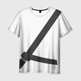 Мужская футболка 3D с принтом Ремень, Анти Камера в Курске, 100% полиэфир | прямой крой, круглый вырез горловины, длина до линии бедер | 