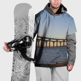 Накидка на куртку 3D с принтом Санкт Петербург: Финский залив. в Санкт-Петербурге, 100% полиэстер |  | 