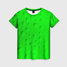 Женская футболка 3D с принтом лаймовый бриз , 100% полиэфир ( синтетическое хлопкоподобное полотно) | прямой крой, круглый вырез горловины, длина до линии бедер | 
