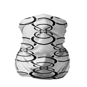 Бандана-труба 3D с принтом Восьмерка паттерн в Курске, 100% полиэстер, ткань с особыми свойствами — Activecool | плотность 150‒180 г/м2; хорошо тянется, но сохраняет форму | 