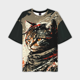 Мужская футболка oversize 3D с принтом Revolutionary Cat   C Cats collection   HufSya в Тюмени,  |  | 