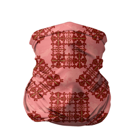 Бандана-труба 3D с принтом Квадратный орнамент в Белгороде, 100% полиэстер, ткань с особыми свойствами — Activecool | плотность 150‒180 г/м2; хорошо тянется, но сохраняет форму | 