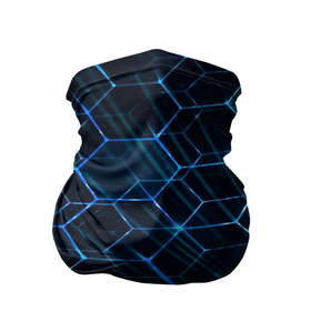 Бандана-труба 3D с принтом Сетка из лучей в Тюмени, 100% полиэстер, ткань с особыми свойствами — Activecool | плотность 150‒180 г/м2; хорошо тянется, но сохраняет форму | 