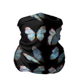 Бандана-труба 3D с принтом Butterflies pattern , 100% полиэстер, ткань с особыми свойствами — Activecool | плотность 150‒180 г/м2; хорошо тянется, но сохраняет форму | Тематика изображения на принте: 