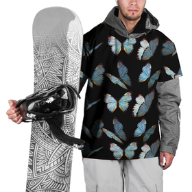 Накидка на куртку 3D с принтом Butterflies pattern , 100% полиэстер |  | Тематика изображения на принте: 