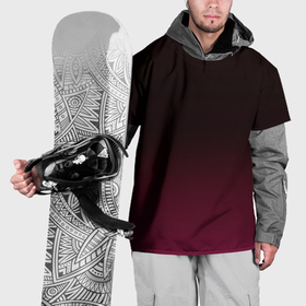 Накидка на куртку 3D с принтом Темно малиновый градиент , 100% полиэстер |  | Тематика изображения на принте: 