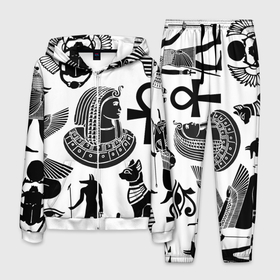Мужской костюм 3D Египетские знаки: в Ухте, 100% полиэстер | Манжеты и пояс оформлены тканевой резинкой, двухслойный капюшон со шнурком для регулировки, карманы спереди |