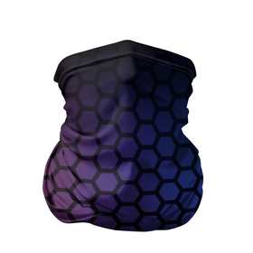 Бандана-труба 3D с принтом abstract hexagon fon в Петрозаводске, 100% полиэстер, ткань с особыми свойствами — Activecool | плотность 150‒180 г/м2; хорошо тянется, но сохраняет форму | 