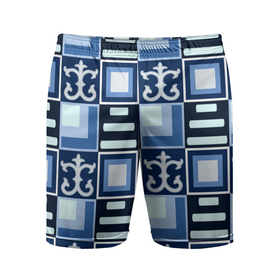 Мужские шорты спортивные Геометрический паттерн: в Ухте,  |  |