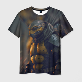 Мужская футболка 3D с принтом TMNT Donatello , 100% полиэфир | прямой крой, круглый вырез горловины, длина до линии бедер | 