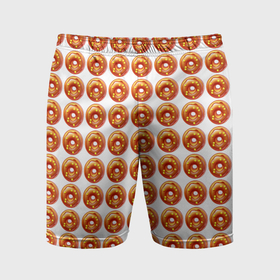 Мужские шорты спортивные с принтом Пончики паттерн в Тюмени,  |  | 