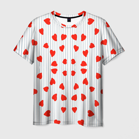 Мужская футболка 3D с принтом Для образа Ким Тэхена в Тюмени, 100% полиэфир | прямой крой, круглый вырез горловины, длина до линии бедер | 