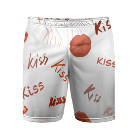 Мужские шорты спортивные с принтом Поцелуйчики ,  |  | 