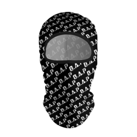 Балаклава 3D с принтом B.A.P black n white pattern в Новосибирске, 100% полиэстер, ткань с особыми свойствами — Activecool | плотность 150–180 г/м2; хорошо тянется, но при этом сохраняет форму. Закрывает шею, вокруг отверстия для глаз кайма. Единый размер | 