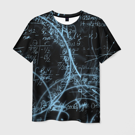 Мужская футболка 3D с принтом Шпаргалка по предметам в Курске, 100% полиэфир | прямой крой, круглый вырез горловины, длина до линии бедер | 