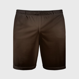 Мужские шорты спортивные с принтом Фон оттенка шоколад и черная виньетка в Тюмени,  |  | Тематика изображения на принте: 