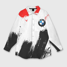 Мужская рубашка oversize 3D с принтом BMW art ,  |  | 