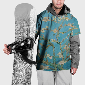 Накидка на куртку 3D с принтом Цветущий миндаль Ван Гог в Белгороде, 100% полиэстер |  | 