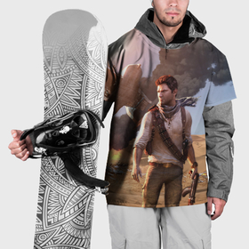 Накидка на куртку 3D с принтом Uncharted 3 в Санкт-Петербурге, 100% полиэстер |  | Тематика изображения на принте: 