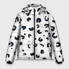 Мужская зимняя куртка 3D с принтом Снежный барсик в Санкт-Петербурге, верх — 100% полиэстер; подкладка — 100% полиэстер; утеплитель — 100% полиэстер | длина ниже бедра, свободный силуэт Оверсайз. Есть воротник-стойка, отстегивающийся капюшон и ветрозащитная планка. 

Боковые карманы с листочкой на кнопках и внутренний карман на молнии. | Тематика изображения на принте: 