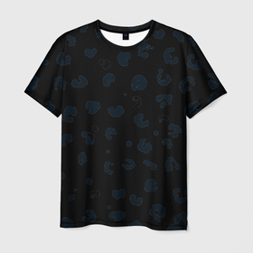 Мужская футболка 3D с принтом Черная багира в Курске, 100% полиэфир | прямой крой, круглый вырез горловины, длина до линии бедер | 