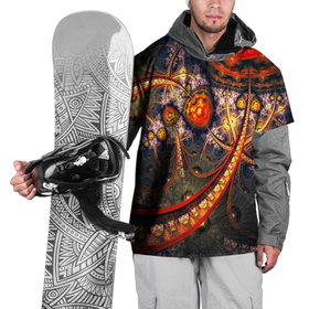 Накидка на куртку 3D с принтом Fractal illusion в Петрозаводске, 100% полиэстер |  | Тематика изображения на принте: 