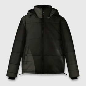 Мужская зимняя куртка 3D с принтом Чёрные геометрические металлические листы , верх — 100% полиэстер; подкладка — 100% полиэстер; утеплитель — 100% полиэстер | длина ниже бедра, свободный силуэт Оверсайз. Есть воротник-стойка, отстегивающийся капюшон и ветрозащитная планка. 

Боковые карманы с листочкой на кнопках и внутренний карман на молнии. | Тематика изображения на принте: 