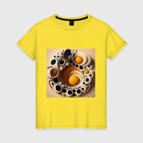 Женская футболка хлопок с принтом Вкусные узоры в Кировске, 100% хлопок | прямой крой, круглый вырез горловины, длина до линии бедер, слегка спущенное плечо | 