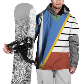 Накидка на куртку 3D с принтом Винтаж   70 е   спортивный стиль в Курске, 100% полиэстер |  | Тематика изображения на принте: 