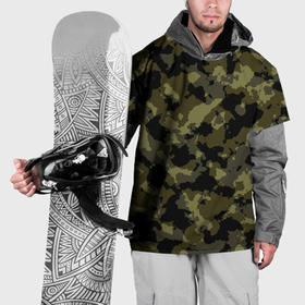 Накидка на куртку 3D с принтом Тропический камуфляж , 100% полиэстер |  | 