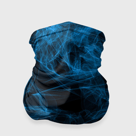 Бандана-труба 3D с принтом Синий дым текстура в Санкт-Петербурге, 100% полиэстер, ткань с особыми свойствами — Activecool | плотность 150‒180 г/м2; хорошо тянется, но сохраняет форму | 