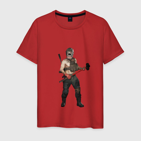 Мужская футболка хлопок с принтом Тагила в Кировске, 100% хлопок | прямой крой, круглый вырез горловины, длина до линии бедер, слегка спущенное плечо. | 