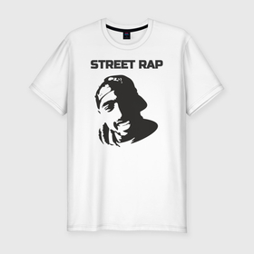 Мужская футболка хлопок Slim с принтом street style в Тюмени, 92% хлопок, 8% лайкра | приталенный силуэт, круглый вырез ворота, длина до линии бедра, короткий рукав | 