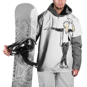 Накидка на куртку 3D с принтом Артист Майкл Джексон в Екатеринбурге, 100% полиэстер |  | Тематика изображения на принте: 