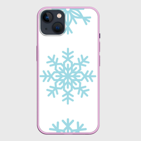 Чехол для iPhone 14 Plus с принтом Зимушка зима в Новосибирске,  |  | 