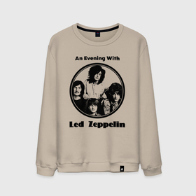 Мужской свитшот хлопок с принтом Led Zeppelin retro в Белгороде, 100% хлопок |  | 