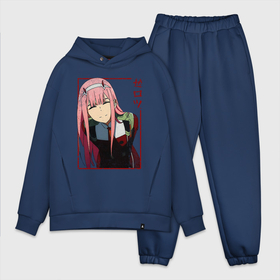 Мужской костюм oversize хлопок с принтом Zero Two anime girl в Кировске,  |  | 