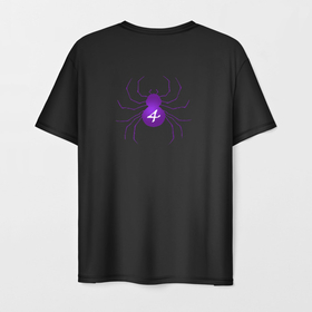 Мужская футболка 3D с принтом Аниме паук Hunter x hunter на спине , 100% полиэфир | прямой крой, круглый вырез горловины, длина до линии бедер | 
