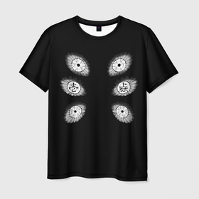 Мужская футболка 3D с принтом Демонические глаза в Кировске, 100% полиэфир | прямой крой, круглый вырез горловины, длина до линии бедер | 
