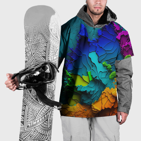 Накидка на куртку 3D с принтом Взрыв красок в Курске, 100% полиэстер |  | Тематика изображения на принте: mdj_vm | midjourney | краски | миджорни | нейросеть | текстура